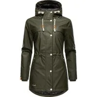 Navahoo Regenmantel Rainy Forest modischer Damen Outdoor Regenparka