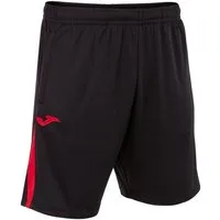 Joma Sporthose Bermuda Championship VII (100% Polyester) kurz schwarz/rot Herren