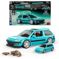 Mattel® Spiel Mattel Hot Wheels Brick Shop Honda Civic Bauset - 248 Teile