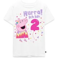 Spreadshirt T-Shirt Peppa Wutz Hurra Ich Bin 2 Jahre Kinder Premium T-Shirt (1-tlg)