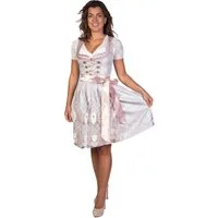 Trachtl Dirndl Trachtl - Midi Dirndl Alissa 2.Tlg Grau/Rosa 42