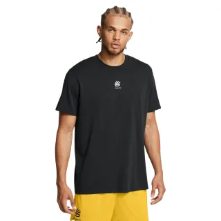 Under Armour - "Curry" T-Shirt für Herren, Schwer (Schwarz/Weiß)