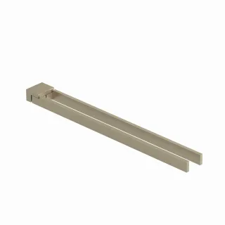 Kludi VELA C Doppel-Handtuchstange Länge = 430MM Stainless Brushed Nickel P, 31977N5 31977N5