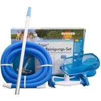 SUMMER FUN Reinigungsbürsten-Set Summer Fun Pool-Reinigungsset Basic, Wasserlinie, Boden, Wand, (1-tlg)