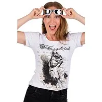 Hangowear Trachtenshirt Trachtenshirt Damen - DORLE - weiß