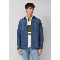 s.Oliver Langarmhemd Hemd Regular Fit: Denimhemd aus reiner Baumwolle