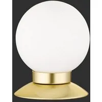 Reality Leuchten LED Tischleuchte Princess, LED fest integriert, Warmweiß, Nachttischlampe, Glaschirm Kugelform, Touch Dimmer, warmweiß 3000 K