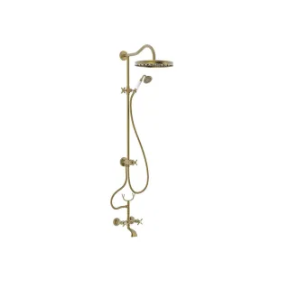 Tres 3 Griff Aufputz System für Wanne und Dusche , 24217602LM 24217602LM