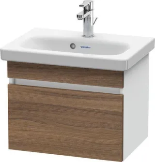 Duravit DuraStyle Waschtischunterbau wandhängend Nussbaum & Weiß Matt 500x368x398 mm - DS630307918 DS630307918