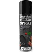 Oputec 500ml Gusseisen-Pflegespray - Trennspray Grill, Pfanne, Dutch Oven Grillreiniger
