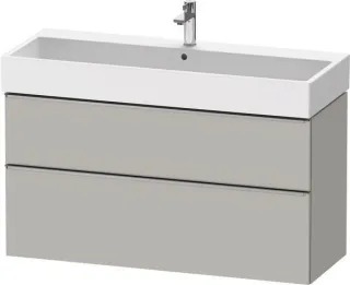 Duravit D-Neo Waschtischunterbau wandhängend Betongrau Matt 1184x442x625 mm - DE4375070070000 DE4375070070000
