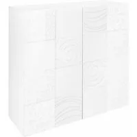 Home affaire Highboard Miro, Breite 121 cm mit dekorativem Siebdruck