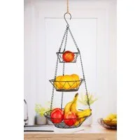 Haushalt International Etagere Hänge-Etagere mit 3 Körben Gesamtmaß: ca. 28cm, Höhe 67cm, (1-tlg)