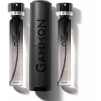 GAMMON Eau de Parfum GAMMON 9076 Black Drums Herrenduft, frisch-holzig, 20% Parfum-Öl, 1-tlg., Je nach Ausführung ein unterschiedliches Duftensemble