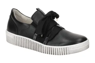 Gabor 73.333.27 Damen Slipper Schwarz (Smoky) | Best Fitting Echtleder Komfor...