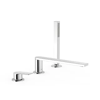 Tres Wannenrandarmatur Umsteller im Wanneneilauf integriert. , 21116103 21116103
