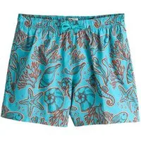 Next Badeshorts Badeshorts mit Korallen- und Muschel-Print (1-St)