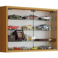 VCM Hängevitrine Hängevitrine Wandvitrine Sammel Deko Mandosa M 40x60x10cm Vitrinenschrank, Glasschrank, hängend