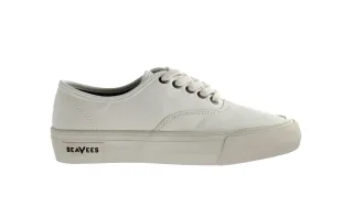 Seavees Legende Standard Schnüre-up weiße Leinwand Frauen Plimsolls
