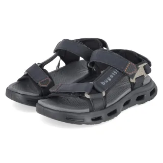 Bugatti Sandalen  Schwarz - Gr. 40 -  Textil