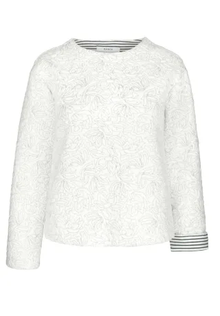 Bianca - Langarmshirt - Kim weiß - Gr. - 36