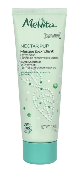 Melvita Nectar Pur Mask & Scrub.