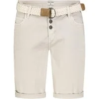 SUBLEVEL Shorts Damen Bermudas kurze Hose Baumwolle Jeans Sommer Chino Stoff