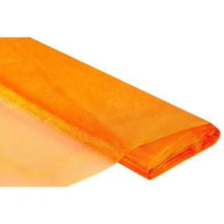 Organza "Delhi", orange/gelb