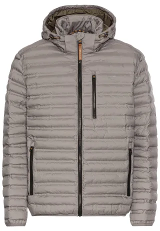 camel active - teXXXactive® Blouson aus recyceltem Polyester stone gray - Gr. - 58