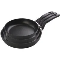 BALLARINI Bratpfanne BALLARINI Pfannen-Set Aluminium 3-teilig Ø 20 cm Ø 24 cm Ø 28 cm, (3-tlg)