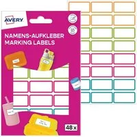 Avery Zweckform Etiketten, 48er-Pack Namens-Aufkleber
