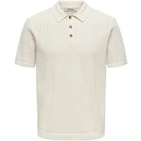 ONLY & SONS Polokragenpullover ONSMOON REG 12 SS POLO KNIT NOOS Baumwollmischung, normal geschnitten