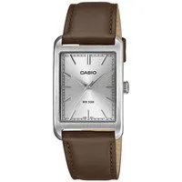 CASIO TIMELESS COLLECTION Quarzuhr MTP-B215L-7AVER, Armbanduhr, Herrenuhr, Lederarmband, analog