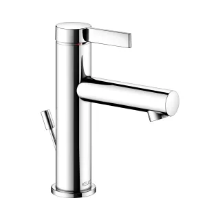 Keuco IXMO Pure Einhebel-Waschtischmischer 100, mit Zugstangen-Ablaufgarnitur, chrom 59502011000