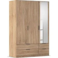 rauch Kleiderschrank Drehtürenschrank Schrank Garderobe Ankleide Schlafzimmer LAGOA (3 verschiedene Ausstattungen BASIC/CLASSIC/PREMIUM (inkl. SOFT-CLOSE) geräumige Schubladen, 3 Breiten, optional mit Aufsatz MADE IN GERMANY