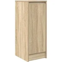 vidaXL Sideboard Sideboard Sonoma-Eiche 29,5x34x76 cm Holzwerkstoff (1 St)