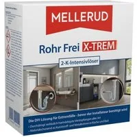 Mellerud MELLERUD Rohr Frei Xtrem 2-K Intensivlöser, 2x 0,5 Ltr Flüssigreiniger