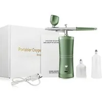 Athlix Airbrush-Kompressor Airbrush mit Kompressor zum Nagellackieren kabellos Sprühpistole, 360 kPa Luftdruck - Ideal für feine Detailarbeiten