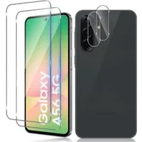 SmartUP Displayschutzglas 2X Schutzglas für Samsung Galaxy A56 5G Panzerfolie Display Kamera 9H für Samsung Galaxy A56 5G, kompletter Rundumschutz