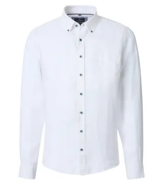 CASAMODA - Leinenhemd weiß - Gr. - 3XL