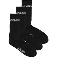 Jack & Jones Freizeitsocken JACMELVIN – Tennissocken mit Stretch, ideal kombinierbar (Packung, 3-Paar) unifarben, casual