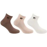 Fila Kurzsocken UNISEX QUARTER PLAIN SOCKS (3-Paar) mit eingestrickem Logo