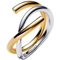 Pandora Fingerring 163889C00, für Damen-Ring Zweifarbig