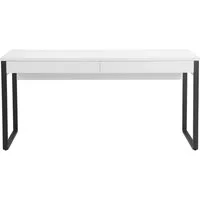 OTTO home Schreibtisch Moid, Computertisch im modernen Design, Breite 120/140/160 cm, mit Metallbeinen & Schublade