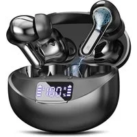 ibettertec 2026 Neue In Ear Kopfhörer, In Ear Ohrhörer, Kopfhörer kabellos Open-Ear-Kopfhörer (Noise Cancelling 50 Std Spielzeit In Ear Kopfhörer mit 6 ENC Noise Cancelling Mics, IP7 Wasserdicht Ohrhörer, Kabellose Kopfhörer mit LED-Anzeige, HiFi Ste