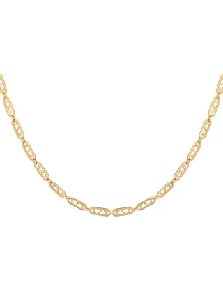 cai Collier 925 Silber vergoldet Kette Y-Kette Herzen