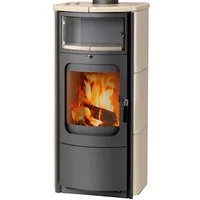 HARK Kaminofen »Opera B Kachel creme«, 7 kW, Dauerbrand