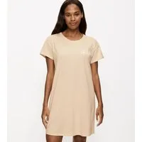 Triumph Nachthemd Nightdresses NDK X weich, atmungsaktiv, gerippter Rundhalsausschnitt, Kurzarm