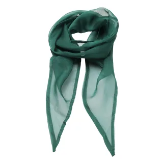 Premier Damen Chiffon-Schal / Chiffon-Halstuch (Flaschengrün)