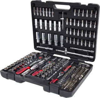 KS Tools 1/4"+3/8"+1/2" CHROMEplus Steckschlüssel-Satz, 195-tlg - 918.0795